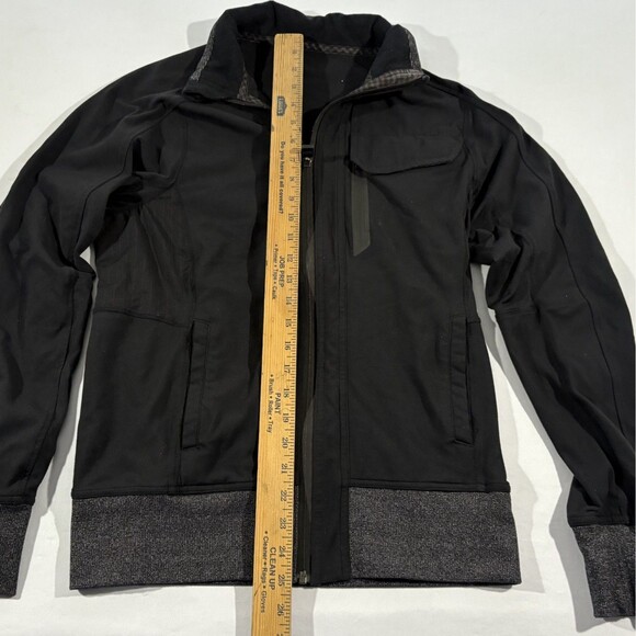 Lululemon Luon Mens Vent Tech Zip Jacket Active Magnetic Pocket Black Sz S - Picture 3 of 11